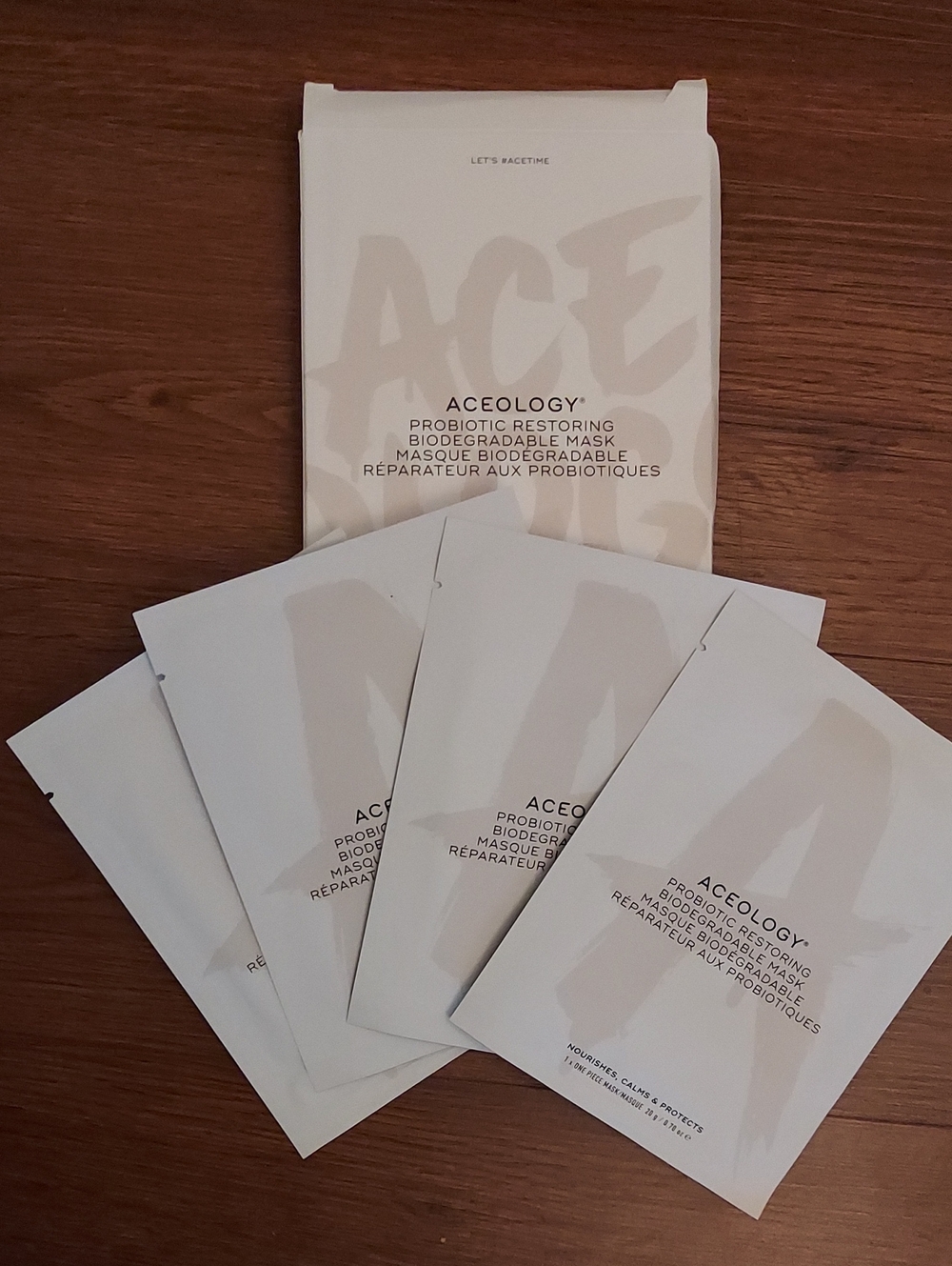 Probiotic Restoring Biodegradable Mask — White NIB